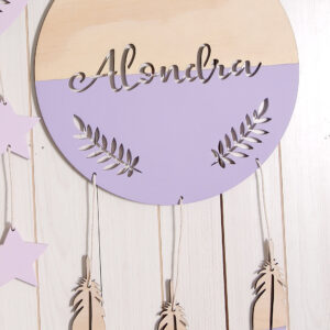 COLGANTE HOJITAS PLUMAS