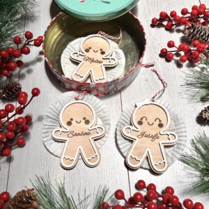Galletas de Jengibre Personalizadas en Madera